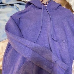 purple hoodie